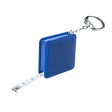 Брелок-рулетка (1 м); синий; 4х4х1 см; пластик; тампопечать