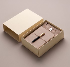 Набор подарочный Welcome Box: футболка LIBRA размер XL, ежедневник, ручка в коробке