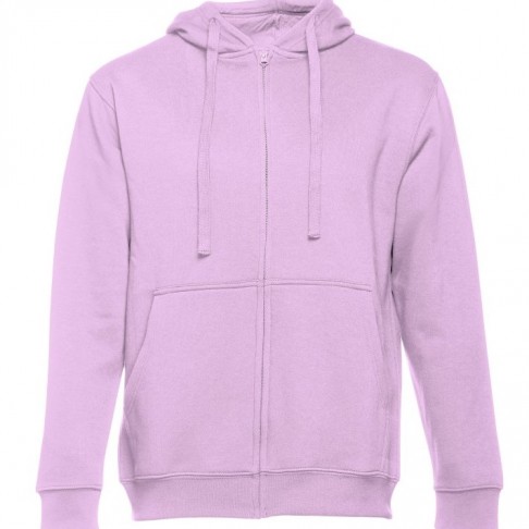 Толстовка мужская с капюшоном на молнии AMSTERDAM, сирен., 2XL, 50% хлопок, 50% полиэстер, 320 г/м2