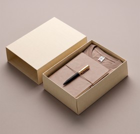 Набор подарочный Welcome Box: футболка LIBRA размер M/L, ежедневник, ручка в коробке
