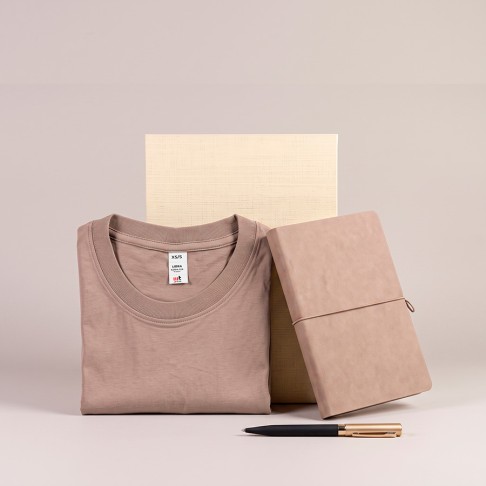 Набор подарочный Welcome Box: футболка LIBRA размер M/L, ежедневник, ручка в коробке