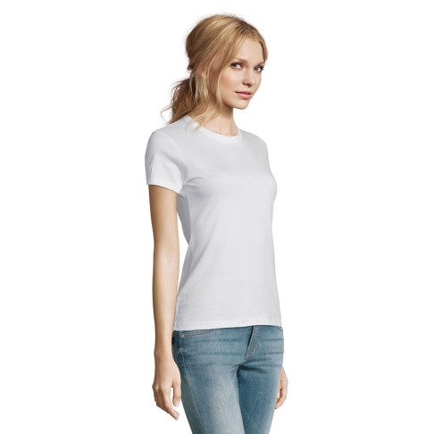 Футболка женская IMPERIAL WOMEN, белый_XL, 100% х/б, 190 г/м2 Футболка женская IMPERIAL WOMEN, белый_XL, 100% х/б, 190 г/м2