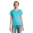 Футболка женская IMPERIAL WOMEN, бирюзовый_2XL, 100% х/б, 190 г/м2