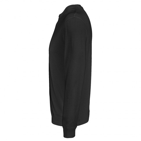 Футболка мужская PIONEER Long Sleeve,черный,2XL ,100% хлопок,175 г/м2