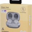 Беспроводные наушники ACCESSTYLE GRAIN TWS, серебристый