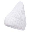 Шапка бини вязаная НАСВЯЗИ©, белый, 30% шерсть,70% акрил