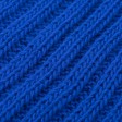 Шарф вязаный НАСВЯЗИ©, синий, 30% шерсть,70% акрил