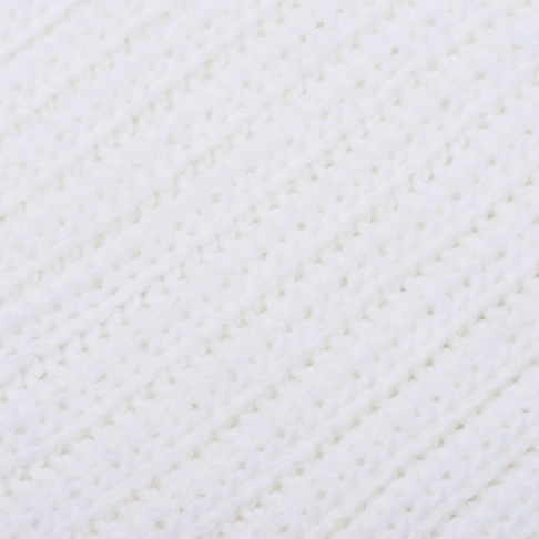 Шарф вязаный НАСВЯЗИ©, белый, 30% шерсть,70% акрил