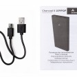 Внешний аккумулятор  Accesstyle Charcoal II (10000 mAh), серебристый
