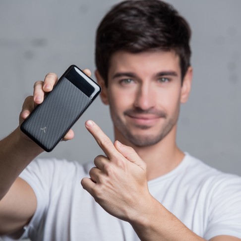 Внешний аккумулятор Accesstyle Seashell (10000 mAh), черный