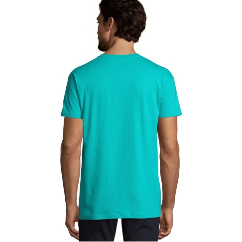 Футболка мужская IMPERIAL, лазурный M, 100% злопок, 190г/м2