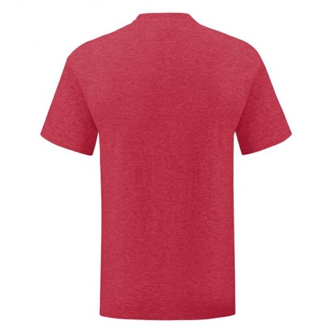 Футболка мужская “Iconic T“, красный меланж XL, 52% х/б, 48% п/э, 150 г/м2