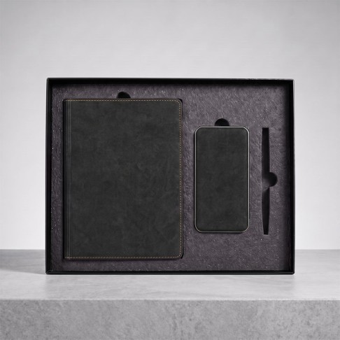 Набор подарочный  EMBER: ежедневник и power bank в коробке  с ложементом