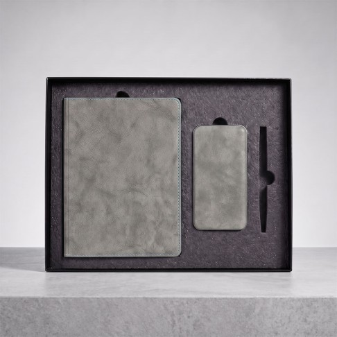 Набор подарочный  EMBER: ежедневник и power bank в коробке  с ложементом