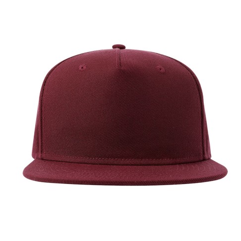 Бейсболка SNAP FIVE-S, 5 клиньев, пласт. застежка, т.-красн, 100% переработанный полиэстер, 300 г/м2 Бейсболка SNAP FIVE-S, 5 клиньев, пласт. застежка, т.-красн, 100% переработанный полиэстер, 300 г/м2