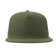 Бейсболка SNAP FIVE-S, 5 клиньев, пласт. застежка, оливк, 100% переработанный полиэстер, 300 г/м2