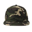 Бейсболка SNAP FIVE-S, 5 клиньев, пласт. застежка, камуфляж, 100% переработанный полиэстер, 300 г/м2