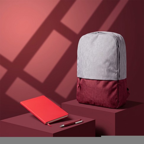 Подарочный набор READYPACK: рюкзак,  ручка, блокнот, красный