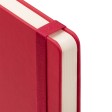 Ежедневник недатированный CRAVE, A5, красный, кремовый блок