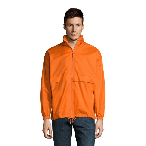 Ветровка мужская SURF, оранжевый, S, 100% нейлон, 210Т Ветровка мужская SURF, оранжевый, S, 100% нейлон, 210Т