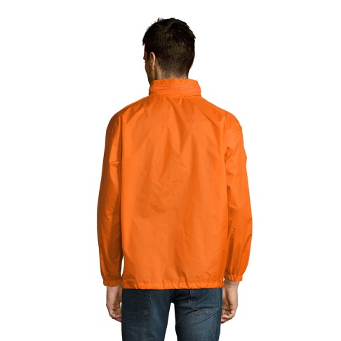 Ветровка мужская SURF, оранжевый, S, 100% нейлон, 210Т Ветровка мужская SURF, оранжевый, S, 100% нейлон, 210Т