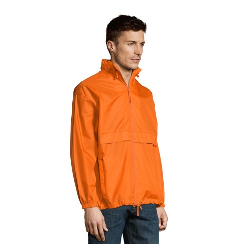 Ветровка мужская SURF, оранжевый, S, 100% нейлон, 210Т Ветровка мужская SURF, оранжевый, S, 100% нейлон, 210Т