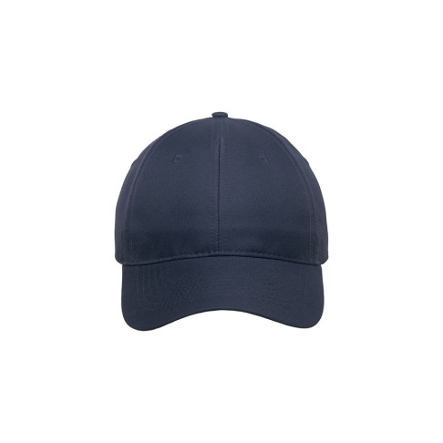 Бейсболка RECY SIX, темно-синий, 6 клиньев, 100 % переработанный полиэстер, липучка