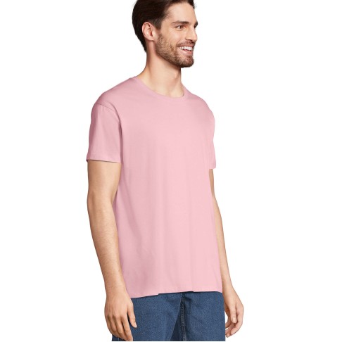 Футболка мужская IMPERIAL, светло-розовый, 2XL, 100% хлопок 190 г/м2