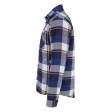Куртка рубашка мужская NOAH, синий, XS/S(0),100%хлопок,180 г/м2;подкладка и утеплитель:100%полиэстер