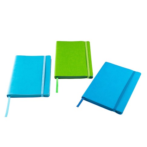 Ежедневник недатированный Shady, А5,  черный, кремовый блок, черный обрез