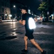 Набор подарочный STAY SAFE: рюкзак светоотражающий, бейсболка со светоотражающими деталями