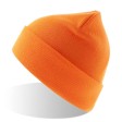 Шапка PIER-S, оранжевый неон, верх: 100% полиэстер, подкладка: 100% полиэстер