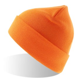 Шапка PIER-S, оранжевый неон, верх: 100% полиэстер, подкладка: 100% полиэстер