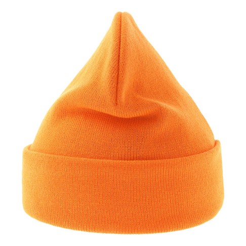 Шапка PIER-S, оранжевый неон, верх: 100% полиэстер, подкладка: 100% полиэстер