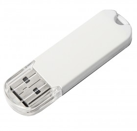 USB flash-карта UNIVERSAL (8Гб), белая, 5,8х1,7х0,6 см, пластик