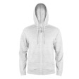 Толстовка мужская на молнии с капюшоном EVEREST 2, св-с.м, L, 50 % хлопок, 50% полиэстер, 260 г/м2