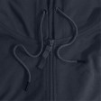 Толстовка мужская на молнии с капюшоном EVEREST 2, т-син, 4XL, 50 % хлопок, 50% полиэстер, 260 г/м2