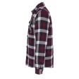 Куртка рубашка мужская NOAH, бордо, M/L(1),100%хлопок,180 г/м2; подкладка и утеплитель:100%полиэстер