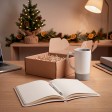 Набор подарочный ARTKITS: ежедневник, ручка, кружка с цветным дном, стружка, коробка, серый Набор подарочный ARTKITS: ежедневник, ручка, кружка с цветным дном, стружка, коробка, серый