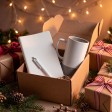 Набор подарочный ARTKITS: ежедневник, ручка, кружка с цветным дном, стружка, коробка, серый Набор подарочный ARTKITS: ежедневник, ручка, кружка с цветным дном, стружка, коробка, серый