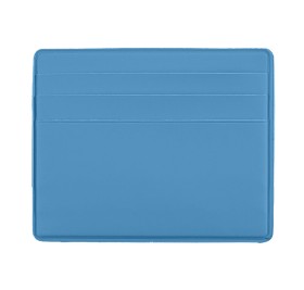 Чехол/картхолдер Simply для 6 карт с отделением для денег, голубой, PU 
