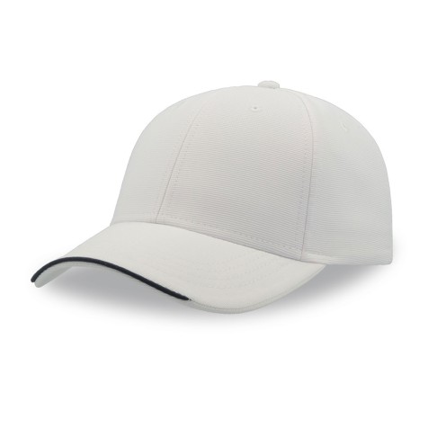Бейсболка ESTORIL-S, 6 клиньев, застёжка на липучке, белый, 100% переработанный полиэстер, 170 г/м2 Бейсболка ESTORIL-S, 6 клиньев, застёжка на липучке, белый, 100% переработанный полиэстер, 170 г/м2