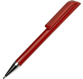 Ручка шариковая N23, красный, пластик, цвет чернил синий