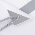 Рюкзак мешок со светоотражающей полосой RAY, белый, 35*41 см, полиэстер 210D