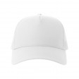 Бейсболка RAPPER COTTON-S, п. заст, 5 клин, белый, 80% х-к, 20% п-й х-к/100% п-й п/э, 280 г/м2