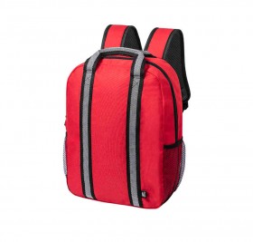 Рюкзак FABAX, красный, 38 x 28 x 12  см, 100% переработанный полиэстер 600D