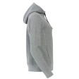 Толстовка женская Classic Hoody Full Zip, серый меланж_M, 85% хлопок, 15% вискоза, 300 грм2