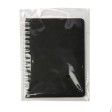 Блокнот на двойной пружине HELIX MINI, 105 х 150  мм, черный с белым, блок в клетку
