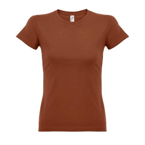 Футболка женская IMPERIAL WOMEN, терракотовый_2XL, 100% хлопок, 190 г/м2