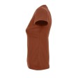 Футболка женская IMPERIAL WOMEN, терракотовый_S, 100% хлопок, 190 г/м2
